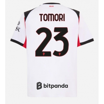 Billige Fotballdrakt AC Milan Fikayo Tomori #23 Replika Bortedrakt 2025-26 Kortermet